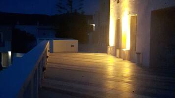 Front of property – evening/night