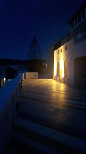 Front of property – evening/night