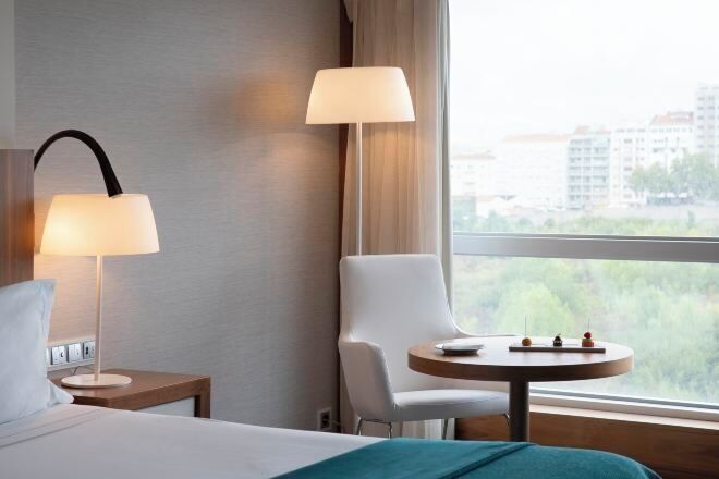 Premium bedding, minibar, in-room safe, desk