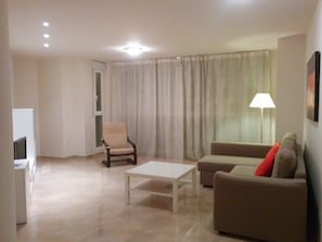Appartement, 1 chambre | Coin séjour
