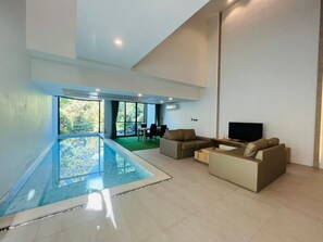 Family Villa, 2 Bedrooms, Private Pool | Living area - Replay Residence Samui (Koh Samui)
