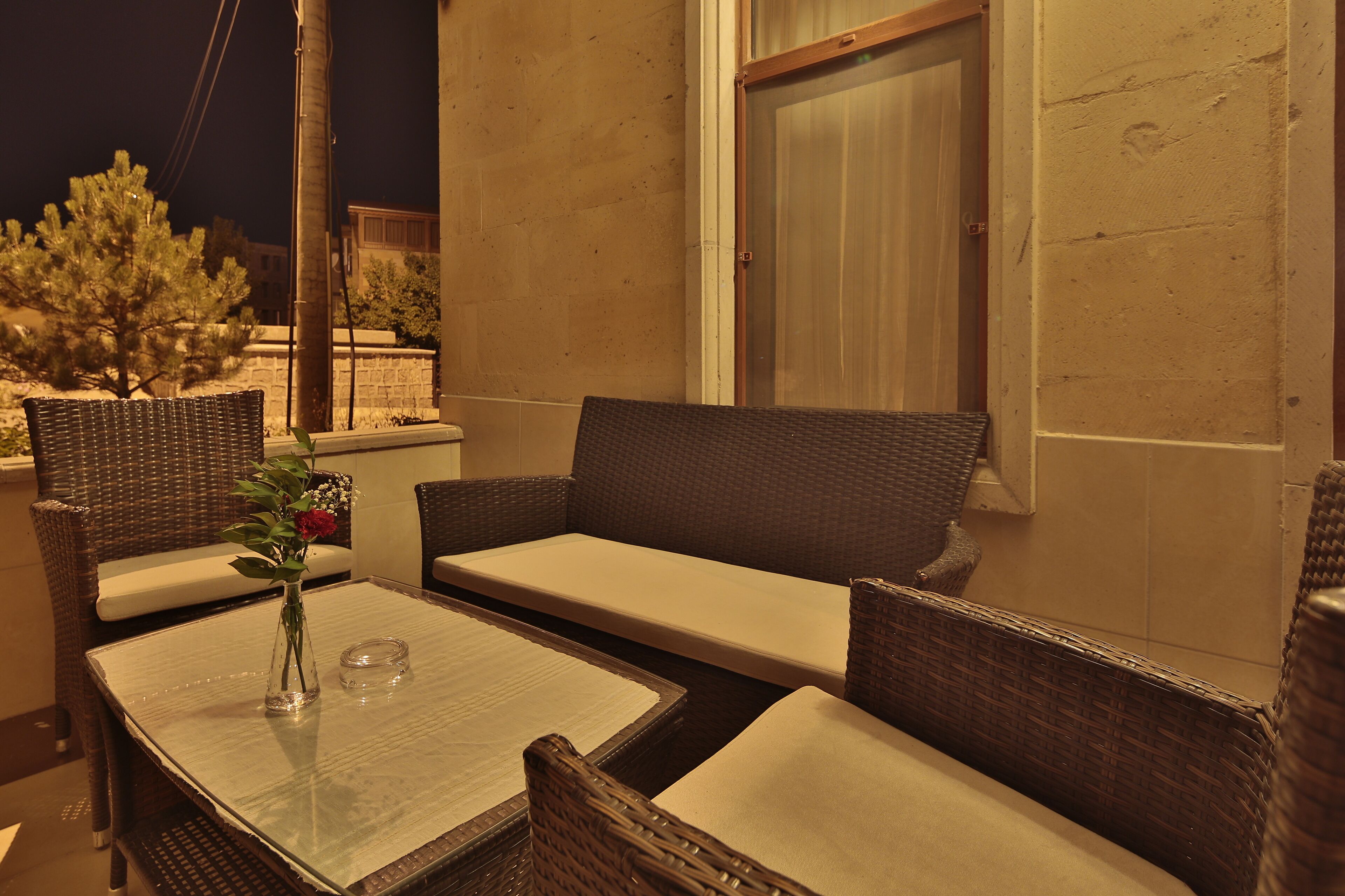 Deluxe Triple Stone Room with Private Balcony | Balcony