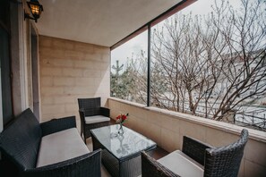 Deluxe Triple Stone Room with Private Balcony | Balcony view