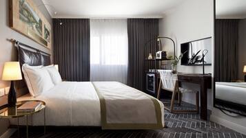 Egyptiske bomuldslagner, premium-sengetøj, senge med topmadrasser