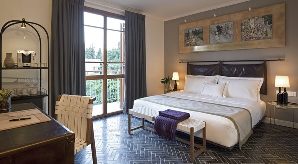 Premium Room, Balcony | Egyptian cotton sheets, premium bedding, pillow-top beds, minibar - The Rothschild Hotel Tel Aviv's Finest (Tel Aviv)