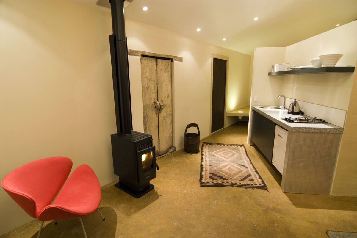 Studio, 1 grand lit queen-size, Avec cheminée | Coin cuisine privé