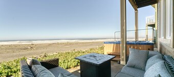 Beach House 101 | Oceanfront Beach House W/ Spa and Arcade