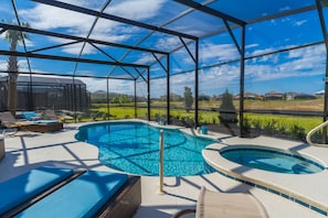 Outdoor pool - Beautiful 6Bd Pool Spa Gm Hmsolterra Resort-5140oa (Davenport)