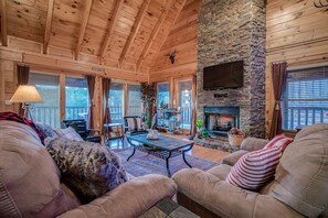 TV, fireplace, Netflix, streaming services