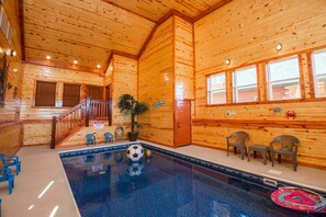 Indoor pool, a heated pool