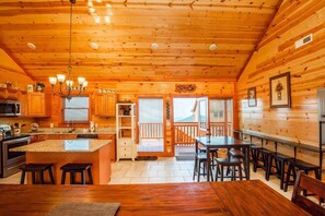 Dining - Huge & new; Pool house, Game room, Theater, Views! (Sevierville)