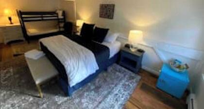 King with Bunk Bed- 2nd floor in Historic Inn