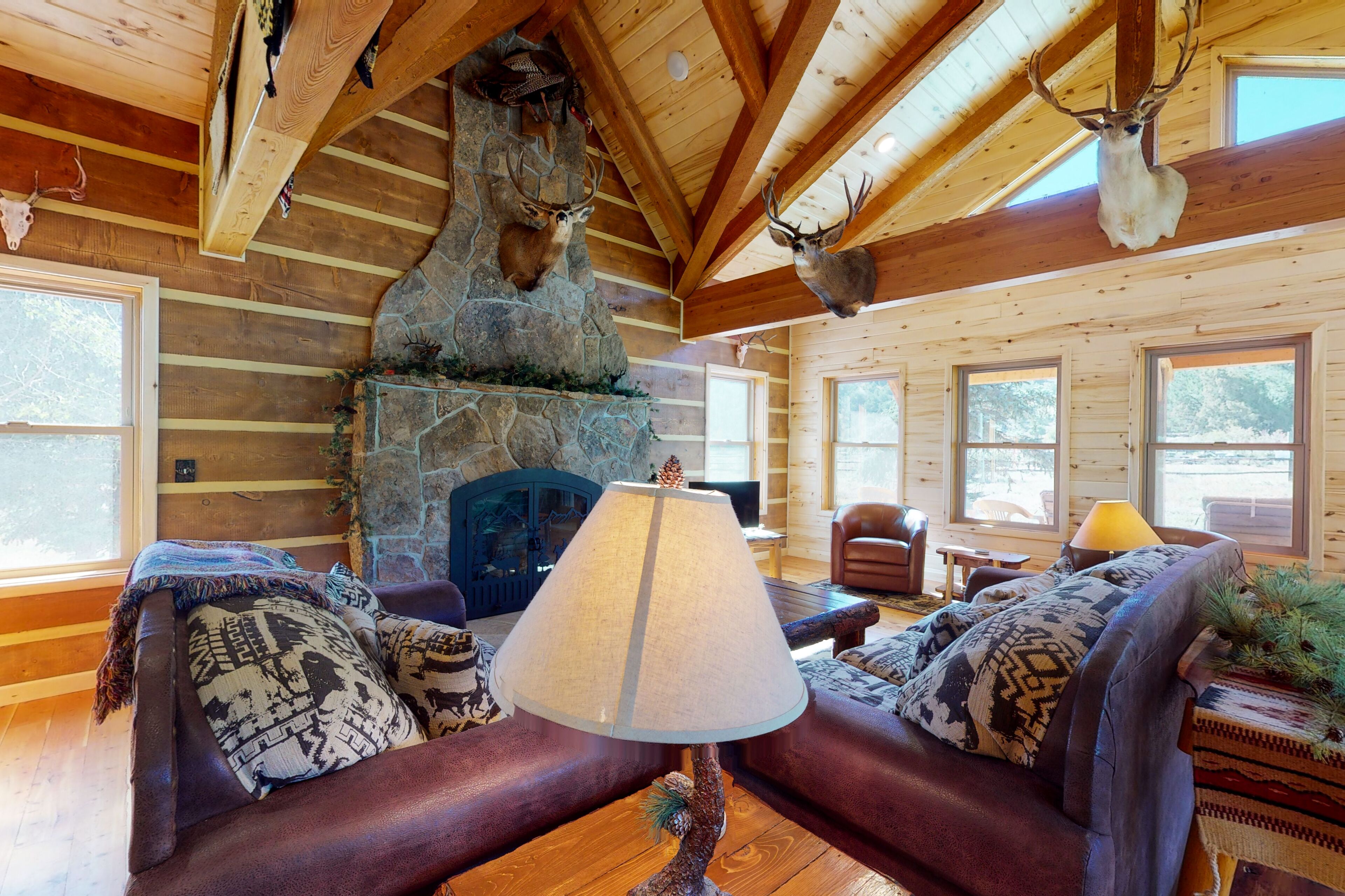 Beautiful mountainside home & bunkhouse w/ barn, two full kitchens, & free WiFi