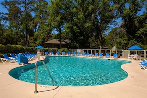 Indoor pool, outdoor pool