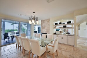 House, Multiple Beds, Private Pool, Ocean View | Private kitchen | Fridge, microwave, stovetop, dishwasher - South Seas Homes of Distinction 928 South Seas (Captiva)