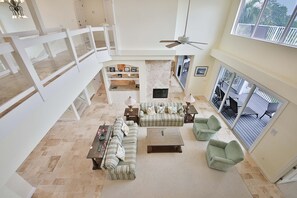 House, Multiple Beds, Private Pool, Ocean View | Living room