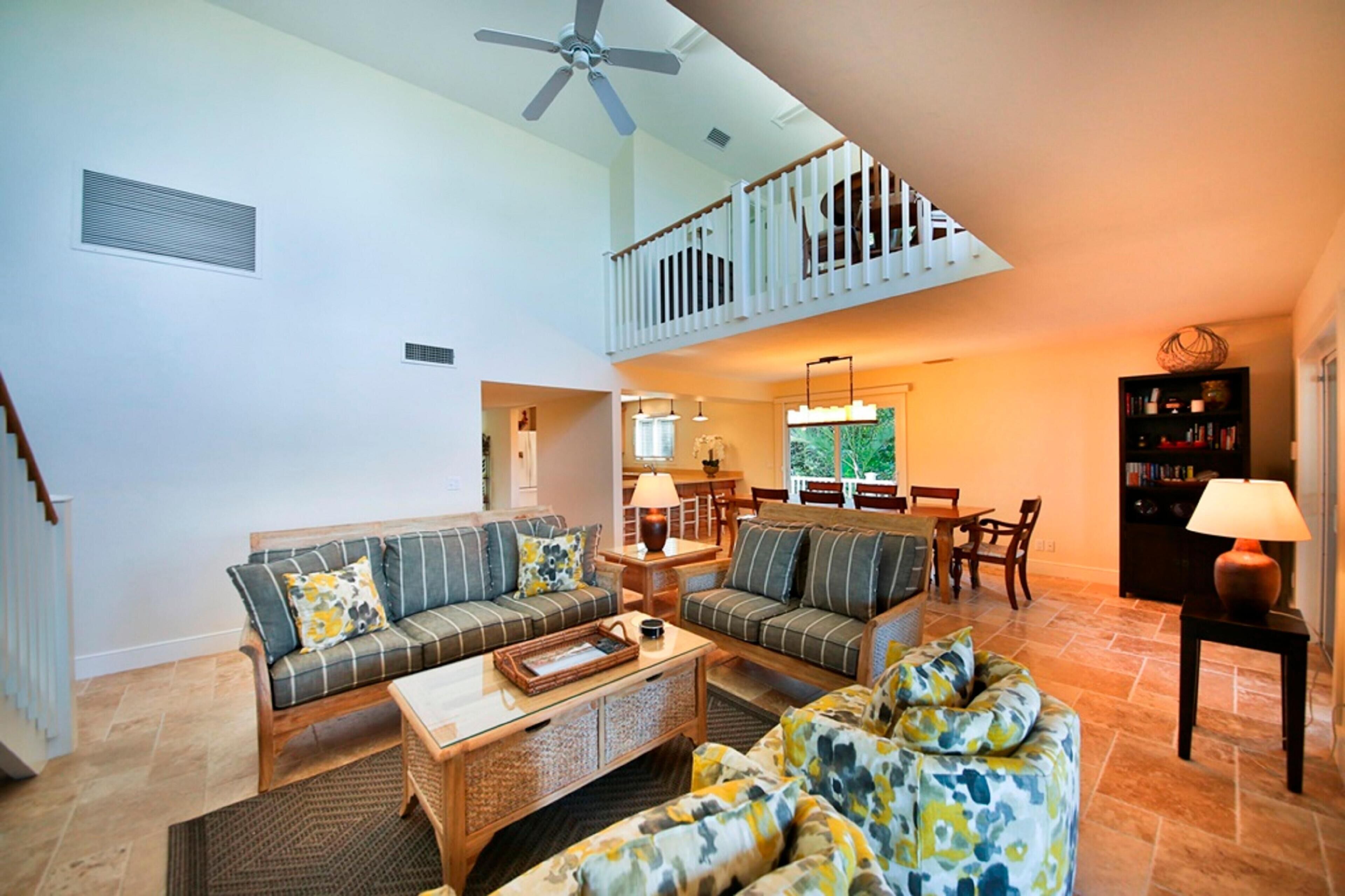 House, Multiple Beds, Private Pool, Ocean View | Living room | TV