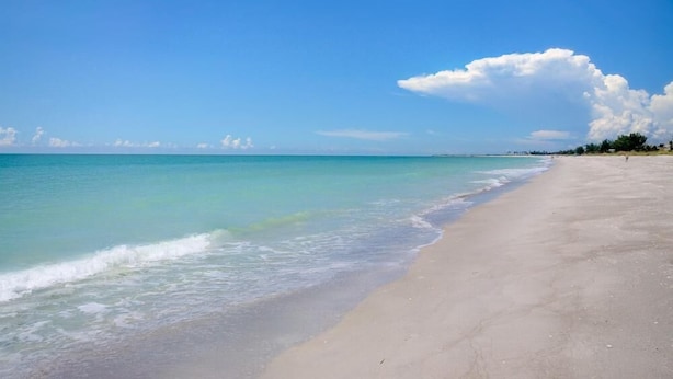 Vlak bij het strand