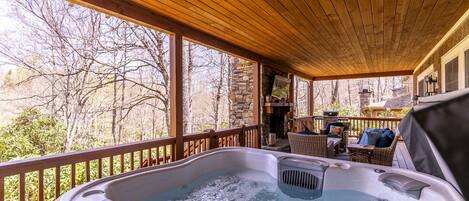 Bain à remous extérieur