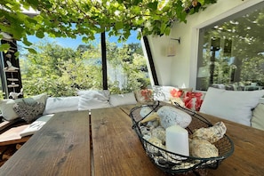 Outdoor dining - Bungalow Louise in Dobbertin (Dobbertin)