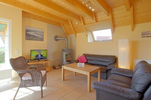 Fernseher, Kamin