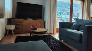 TV connectée, lecteur de DVD, vidéothèque, chaîne hi-fi