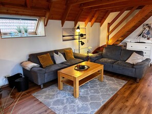 Fernseher, Kamin