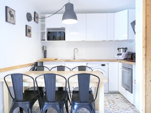 Fridge, dishwasher - Charming 1-Bedroom in central Deux Alpes for 6 ppl (Les Deux Alpes)