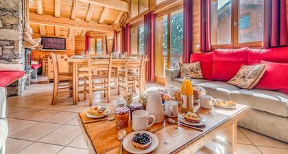 Charmantes Chaletwohnung in Tignes mit 10 Schlafplätzen, 4 Bädern und Sauna