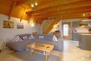 Fernseher, Kamin