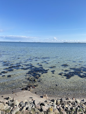Beach nearby, sun-loungers - Freier Blick auf die Schleimündung - Erstklassige Ferienwohnung in Maasholm (Maasholm)