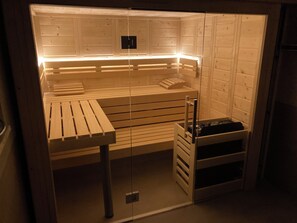 Sauna - Freier Blick auf die Schleimündung - Erstklassige Ferienwohnung in Maasholm (Maasholm)