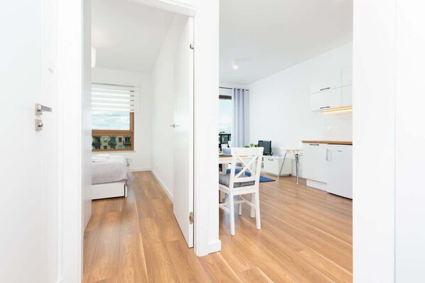 1 bedroom, iron/ironing board, travel crib, WiFi