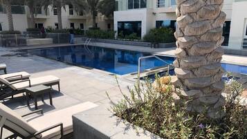 Indoor pool, outdoor pool