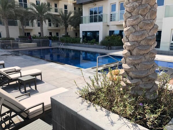 Indoor pool, outdoor pool