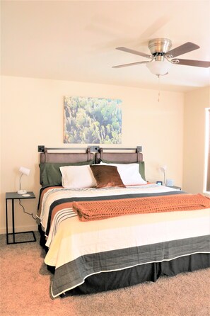 2 bedrooms, iron/ironing board, free WiFi, bed sheets