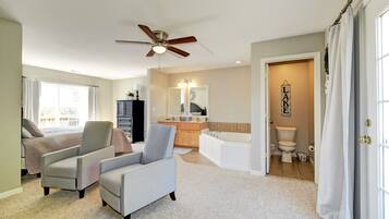 3 habitaciones, tabla de planchar con plancha, cuna de viaje y wifi