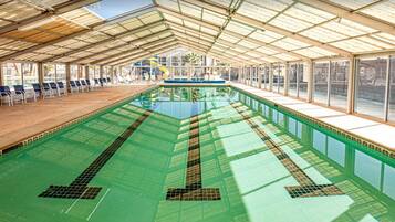 Indoor pool, outdoor pool