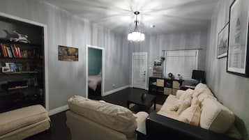 Books, stereo, computer monitors, printers