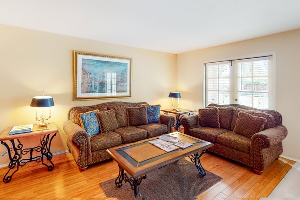 TV, DVD player, books