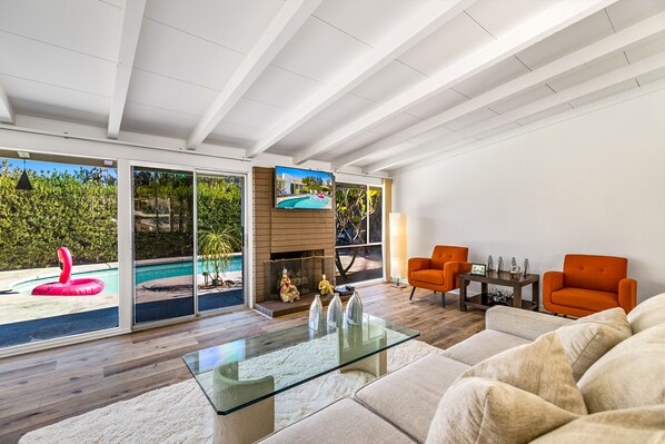 TV, books, music library