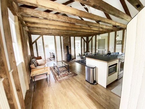 19th century school house converted into a charming two story dwelling 