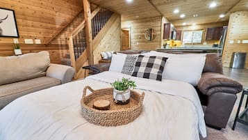 3 bedrooms, iron/ironing board, travel cot, WiFi