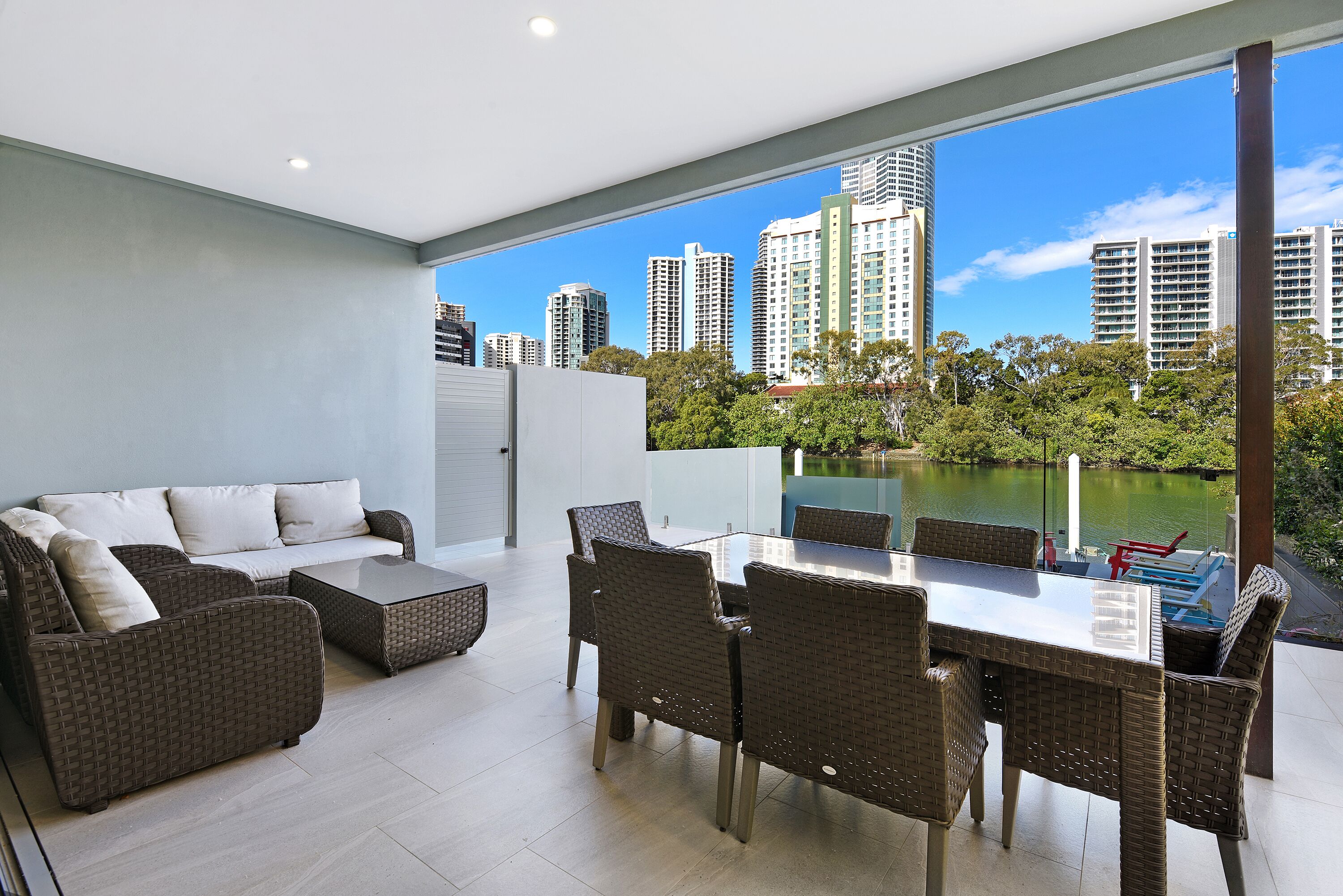 Luxury 5 Bedroom, 5 Bathroom, 3 Level, Waterfront Villa with Pool