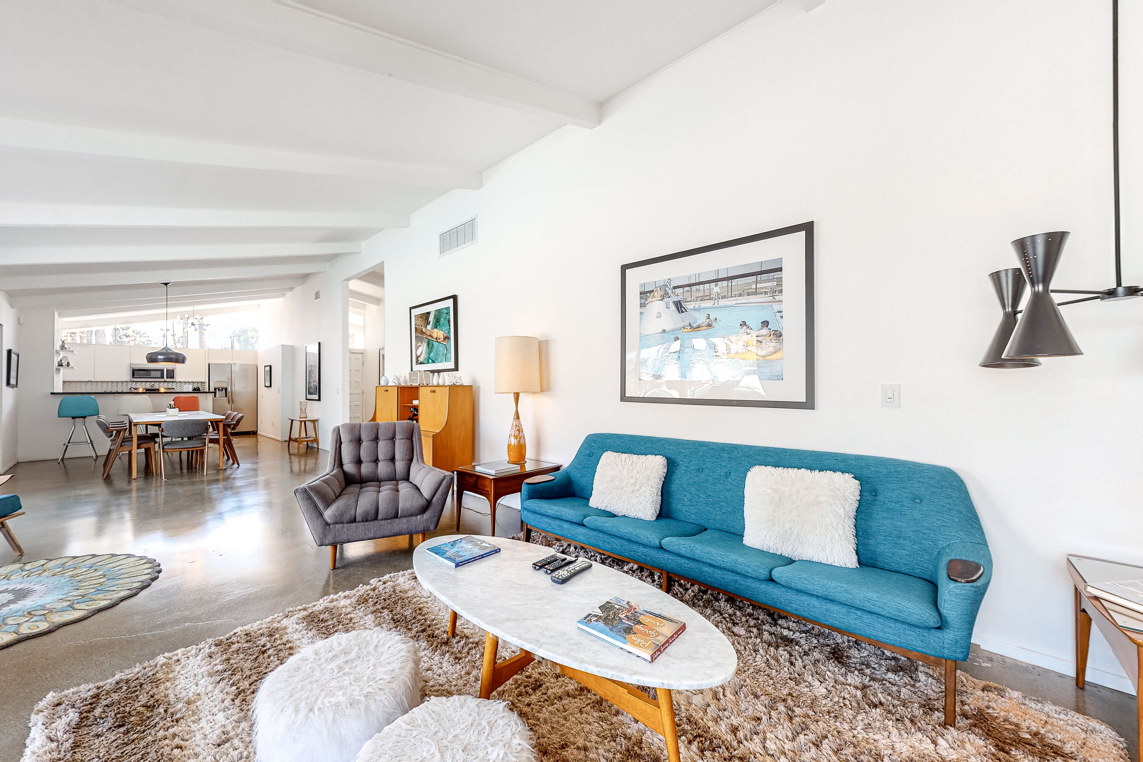 Vibrant home with private pool with spa, firepit, and private gas grill!