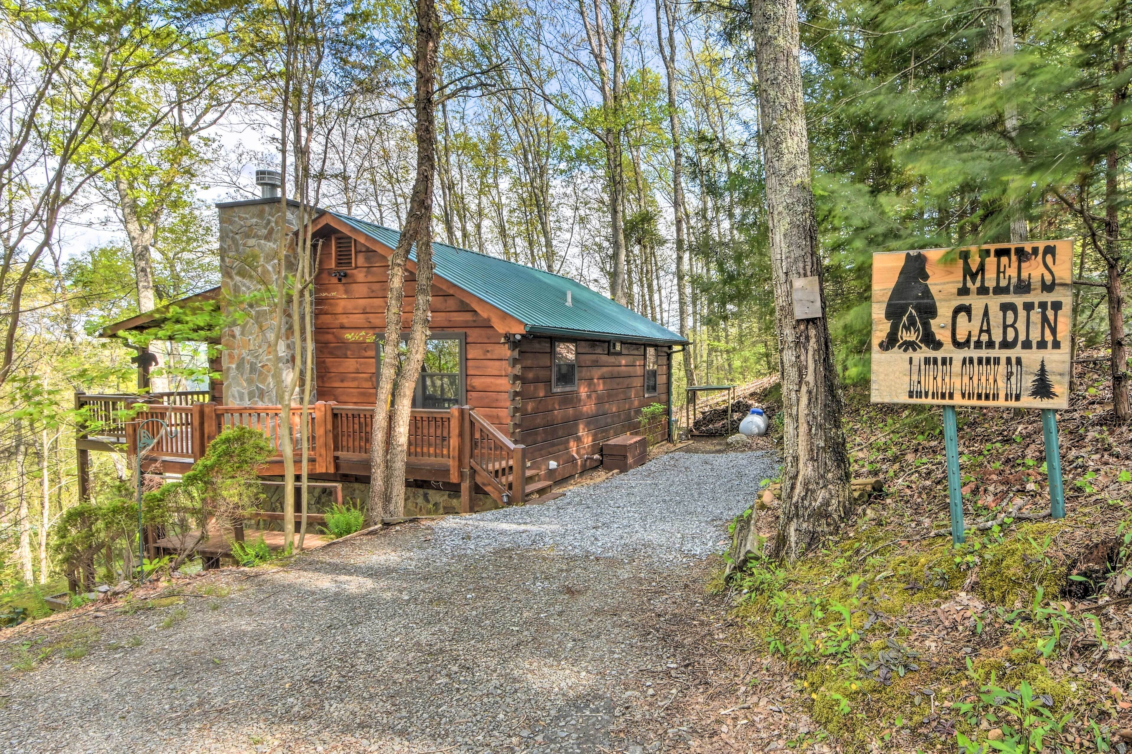 Cozy cabin with 2 decks, hot tub and ping pong!