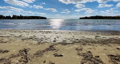 Modern cottage in the Bruce Peninsula with amazing sunset views.