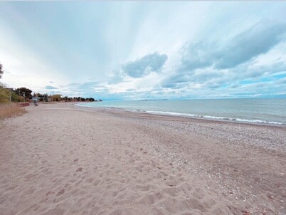 Modern cottage in the Bruce Peninsula with amazing sunset views.