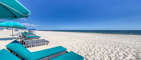 Aan het strand