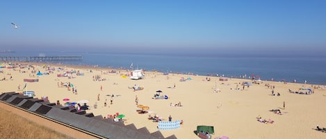 On the beach